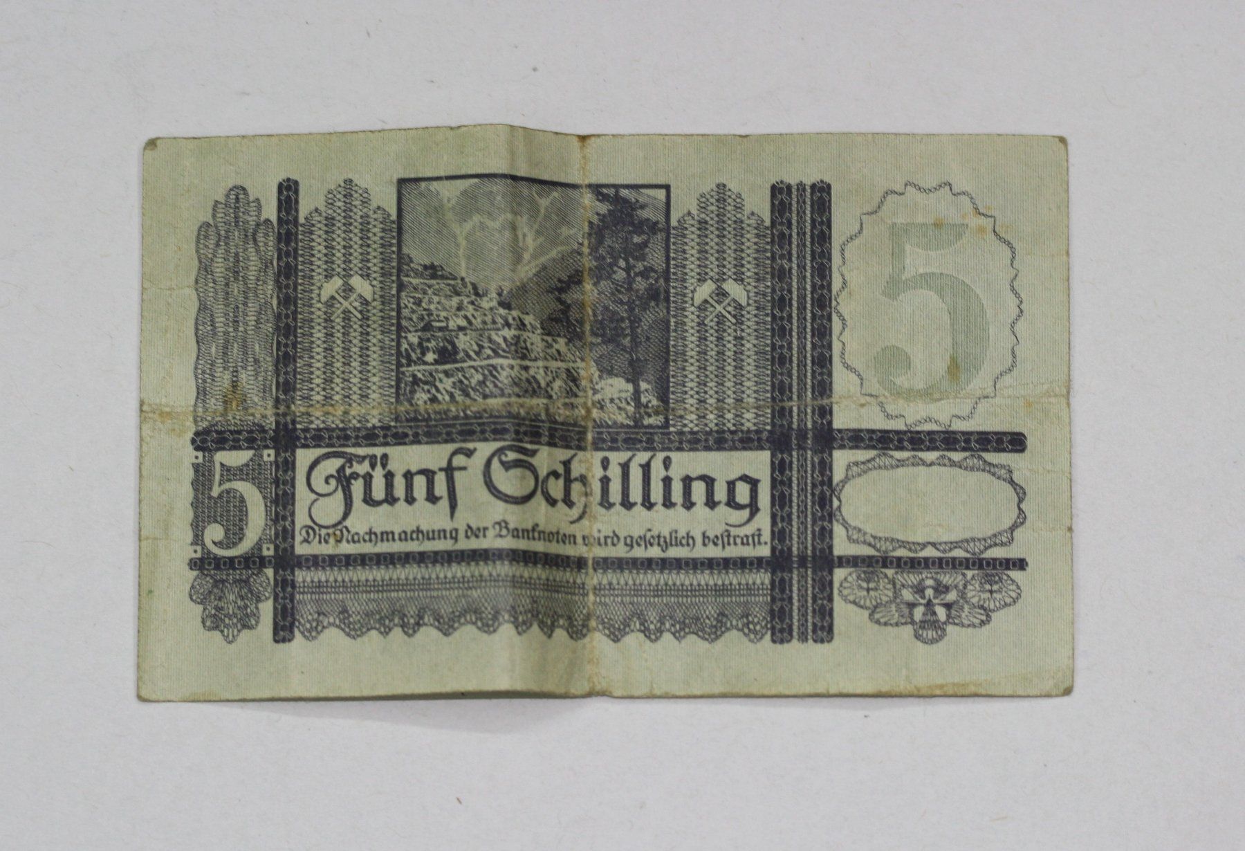 Banconote: Banknote Österreich 5 Schilling 1945 – Usato da Chur venduto da Invinoveritas 1