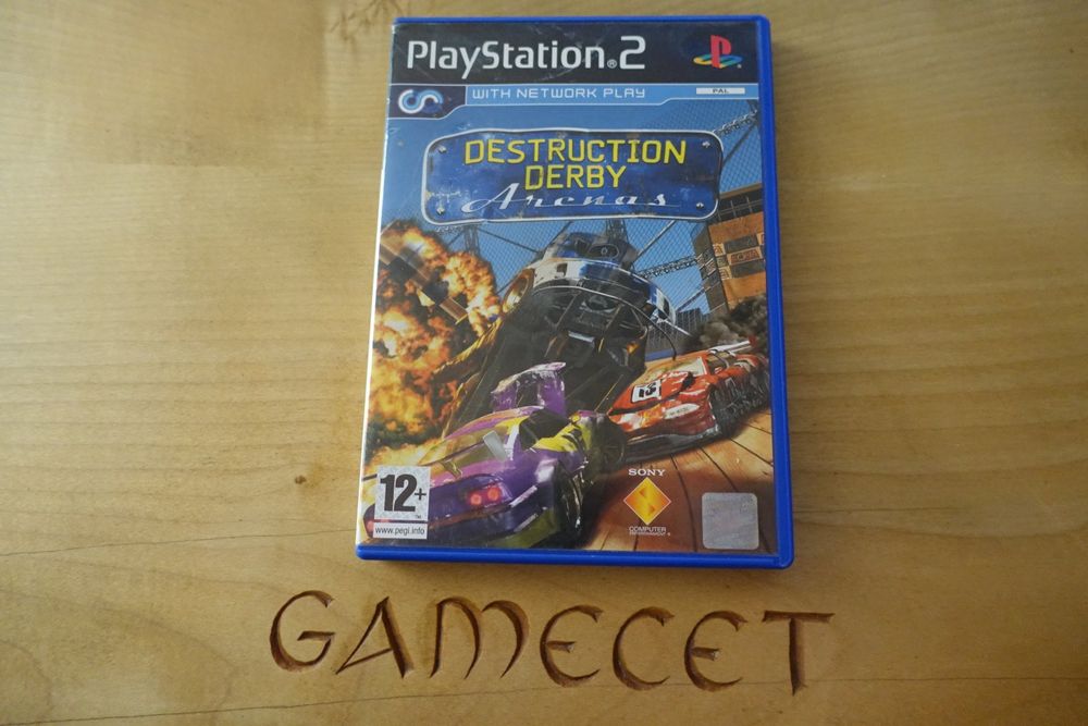Jeu PS2 Destruction Derby Arenas - Version Promo Beta 1.00 - PAL Anglais - Bon état