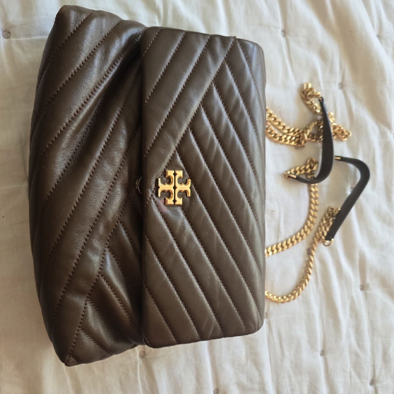 Tory Burch Taschen für Damen: Tory Burch Brown Snholder Bag – Gebraucht aus Genève von pki_p8bz