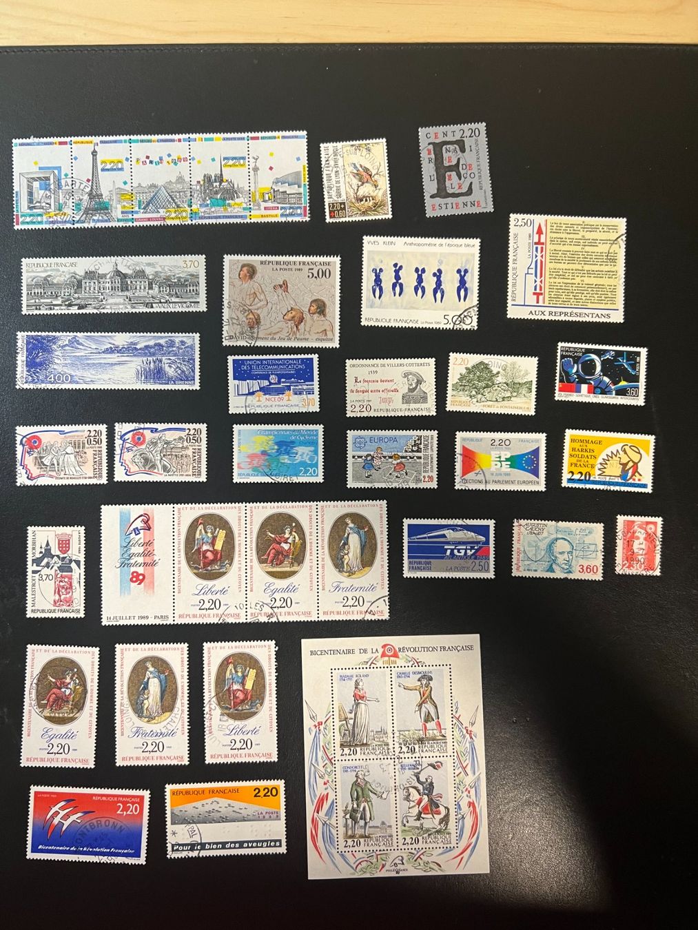 Tutti i francobolli: 38 timbres oblitérés 1989 – Usato da Lausanne venduto da ffhoud