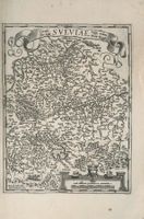 Schwaben Landkarte  von Seltzlin 1572  bei Ortelius