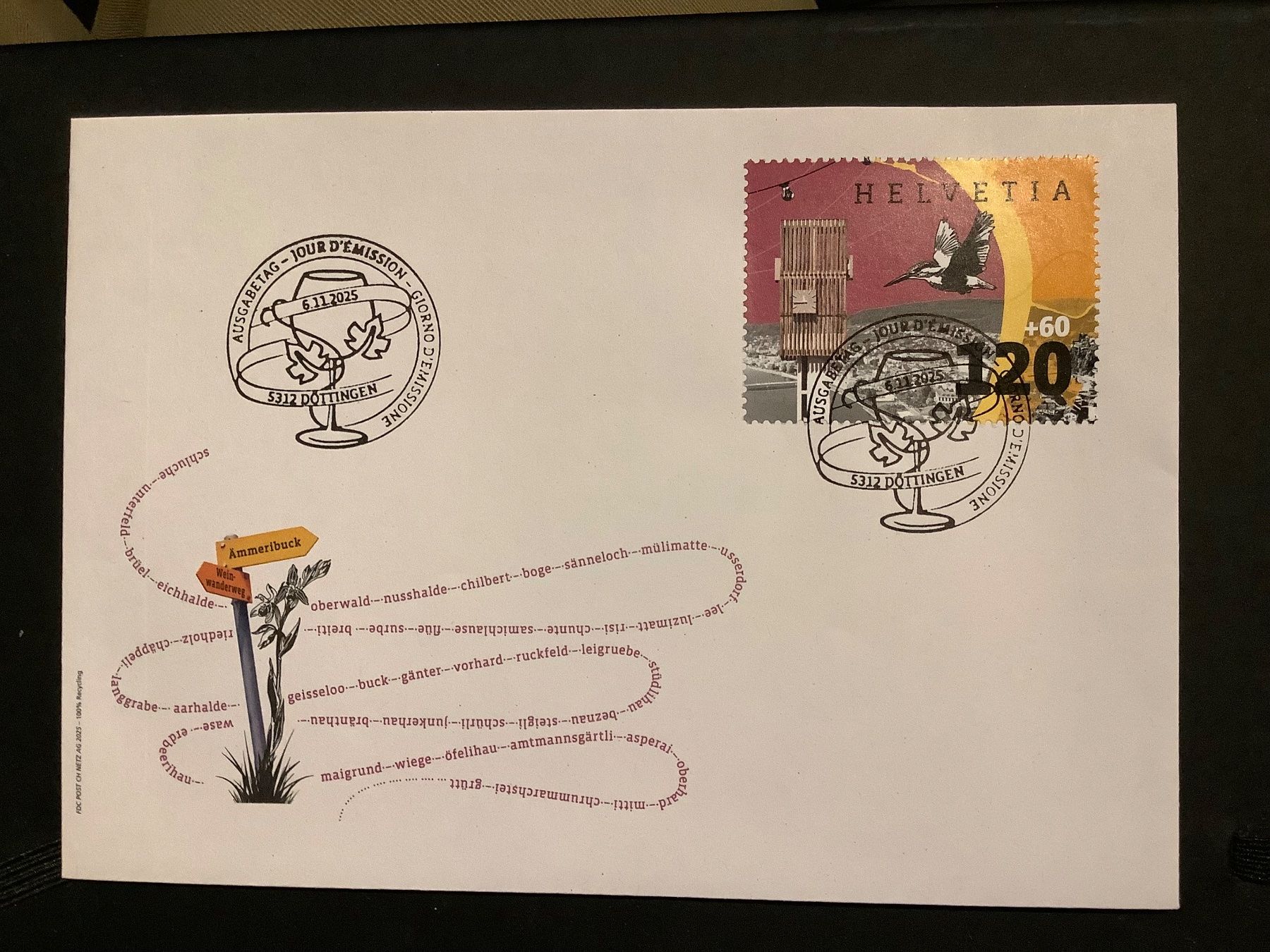 Tutti i francobolli: FDC DOETTINGEN 2025 - Blockausschnitt !!! – Usato da Lufingen venduto da Rac0