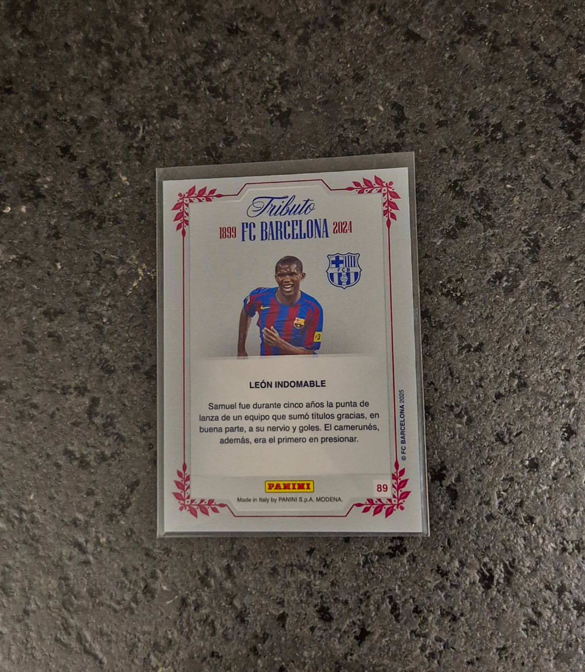Topps Carte collezionabili: Etoo - Barcelona - Panini – Nuovo (secondo la descrizione) da Burg AG venduto da Danoe 1