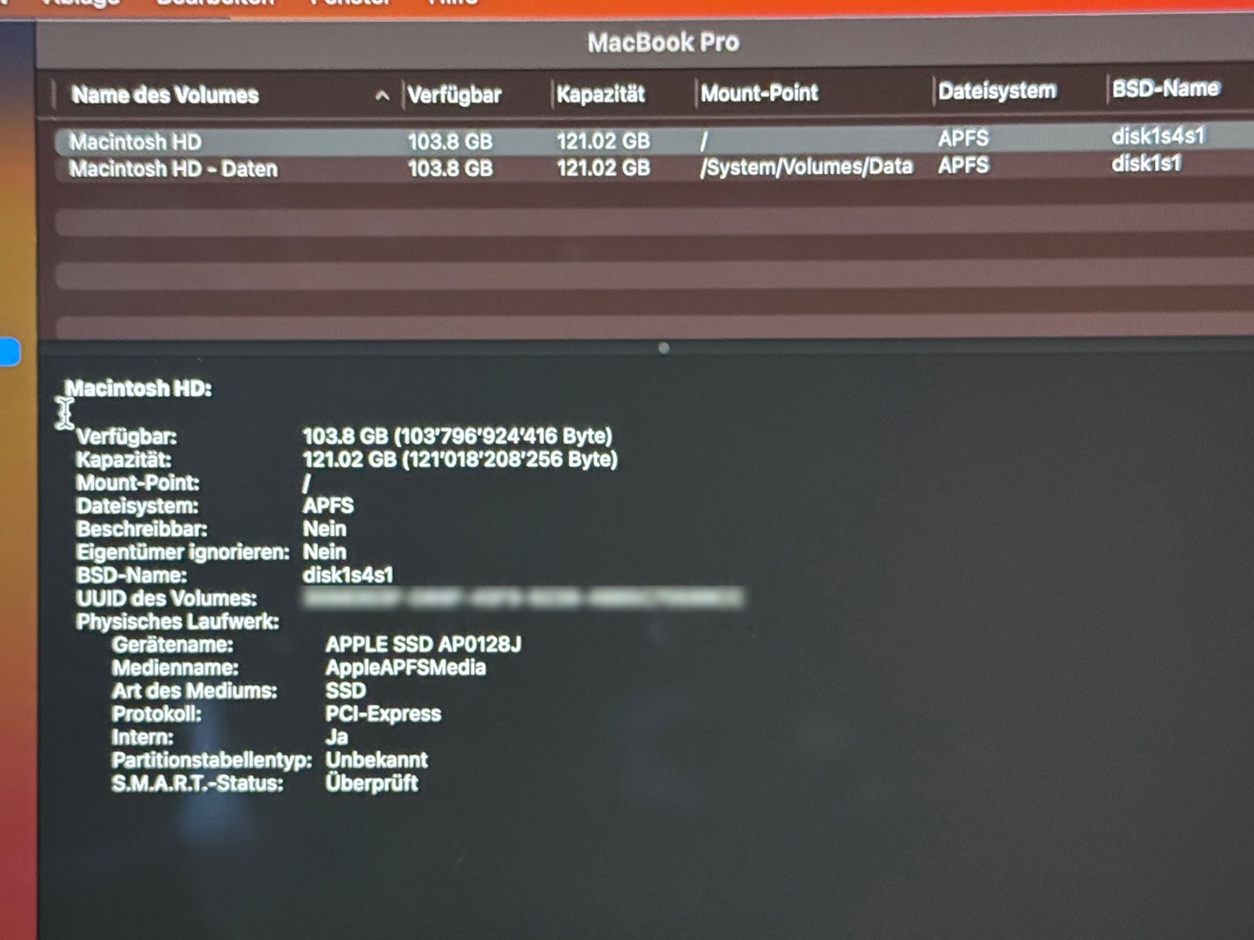 Apple Portables: MacBook Pro 2017 13" 8GB | 128GB – D'occasion à Unterengstringen par NOISE 6