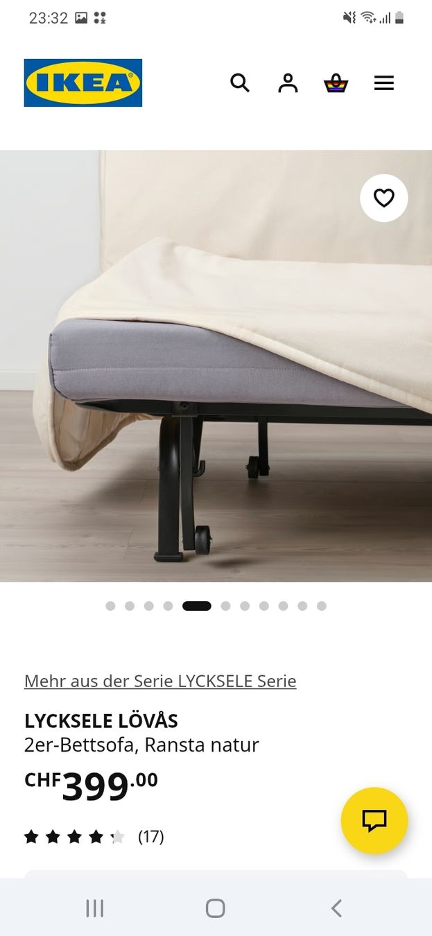 Divani: IKEA LYCKSELE SOFA-BED – Usato da Basel venduto da n23_j8jr 3