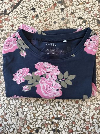 Name it Kleid 140 Rosen Blumenkleid Herbstkleid