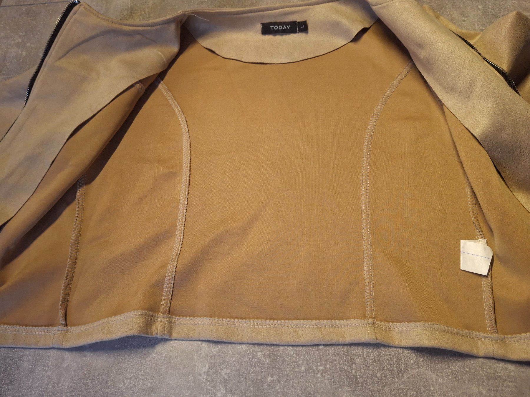 Jacken: Veste légère imitation daim taille L marque Today – Gebraucht aus Villiers von san_jn5w 2
