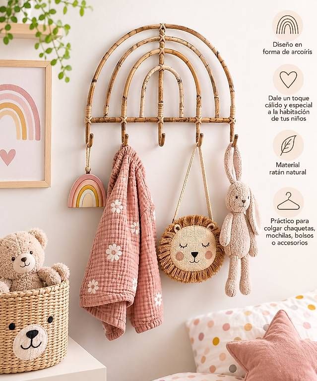 Porte manteau: Rattan Wandgarderobe – D'occasion à Volketswil par Caro_Kubli 1