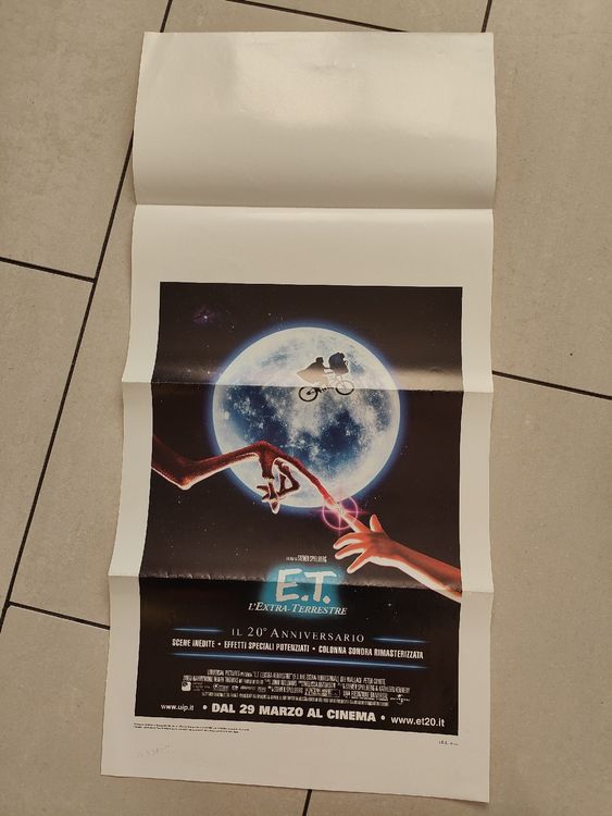 Poster E.T. 20e Anniversaire 2002 – 41x58cm, édition Limitée, Collection