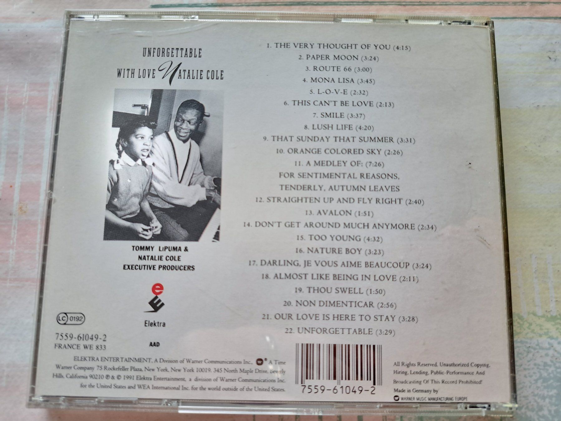 CD: Cd Unforgettable with Love Natalie Cole – Usato da Pully venduto da bro_n52j 1