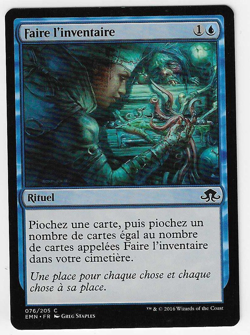 Magic The Gathering Carte collezionabili: [MTG] Take Inventory [fr] – Usato da Nyon venduto da LucidumMTG