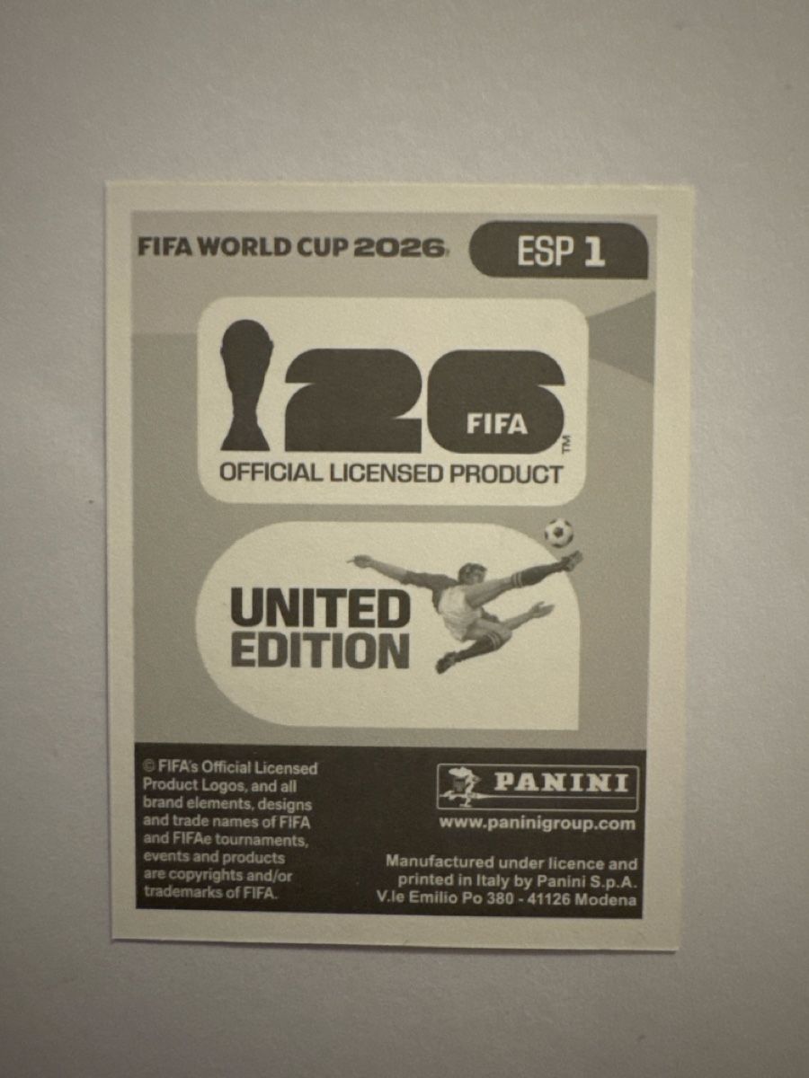 Panini Carte collezionabili: Panini WM 2026 ESP 1  – Nuovo (secondo la descrizione) da Kreuzlingen venduto da DennisA27 1