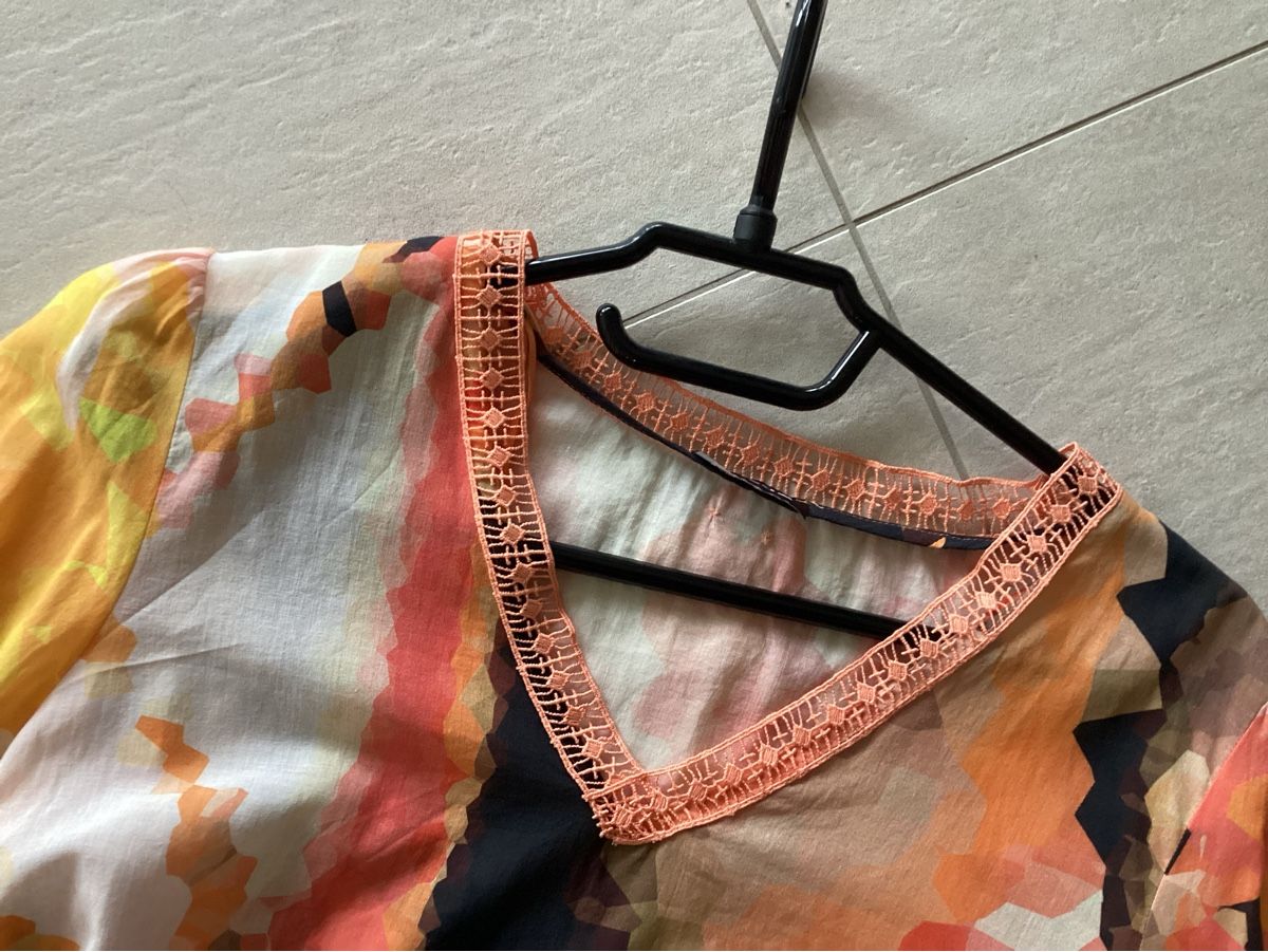 Camicette: Bunte Bluse, Baumwolle, Grösse 36, Neu – Nuovo (secondo la descrizione) da Cham venduto da Lanza08