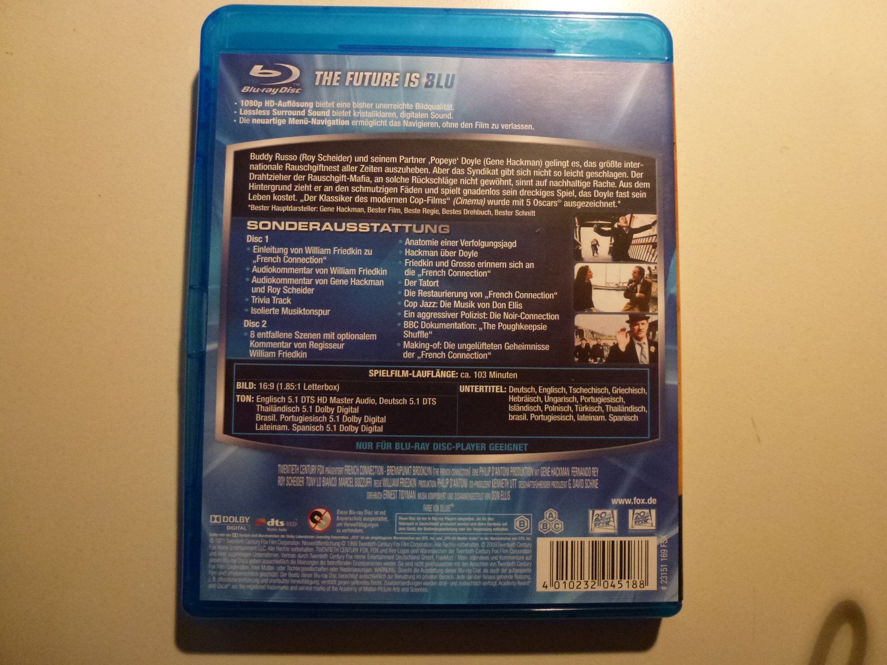Tutti i DVDs: French Connection (2-Blu-Rays) – Nuovo (secondo la descrizione) da Bern venduto da Frebo 1