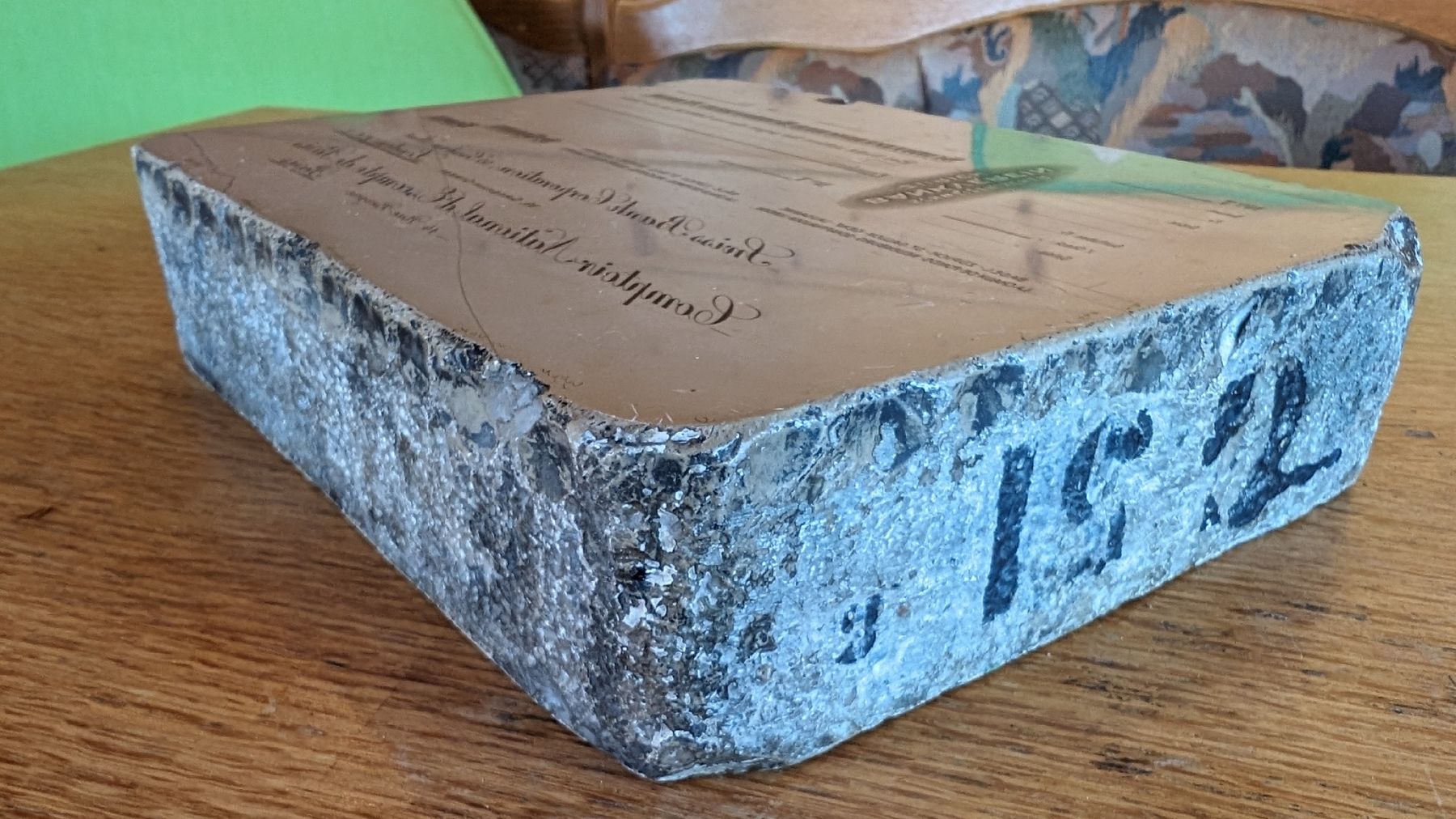 Servierplatten: Steinpressplatte – Gebraucht aus Sarmenstorf von bw68 2