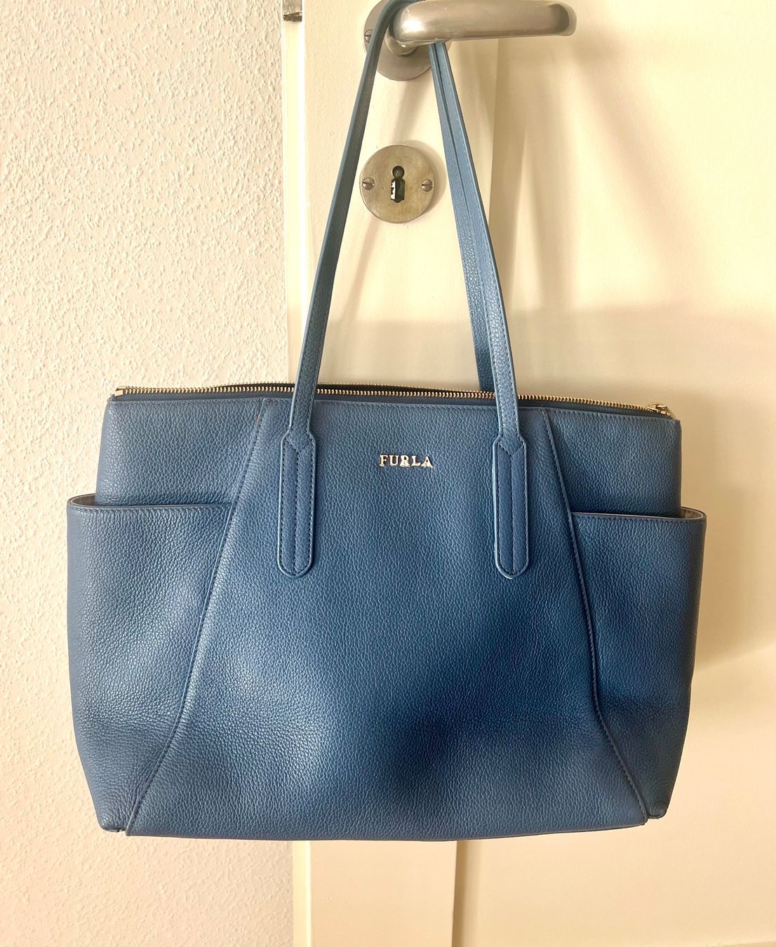 Furla Borse da donna: Furla Shopper Leder blau – Usato da Basel venduto da abo_7yys