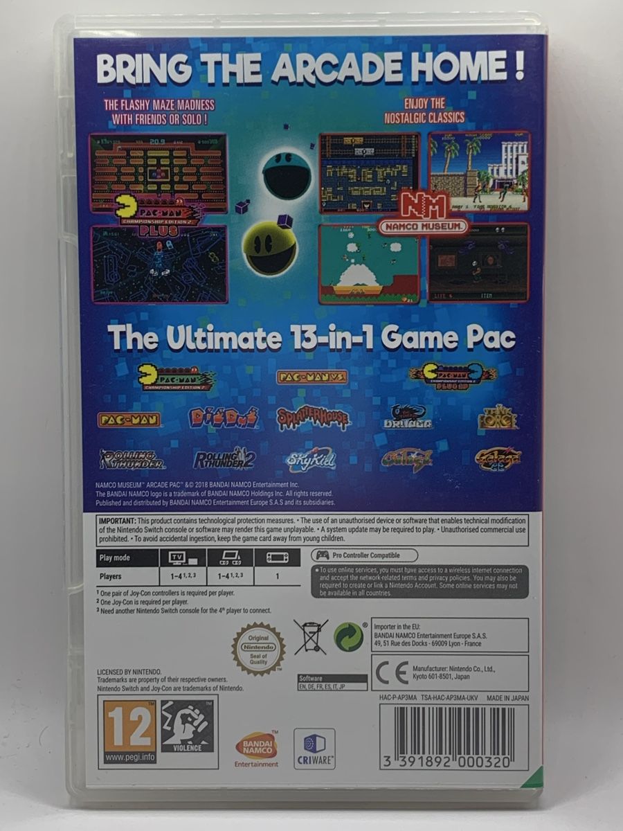 Nintendo Giochi: Namco Museum Arcade Pac - Nintendo Switch – Usato da Ostermundigen venduto da RG-Collector 1