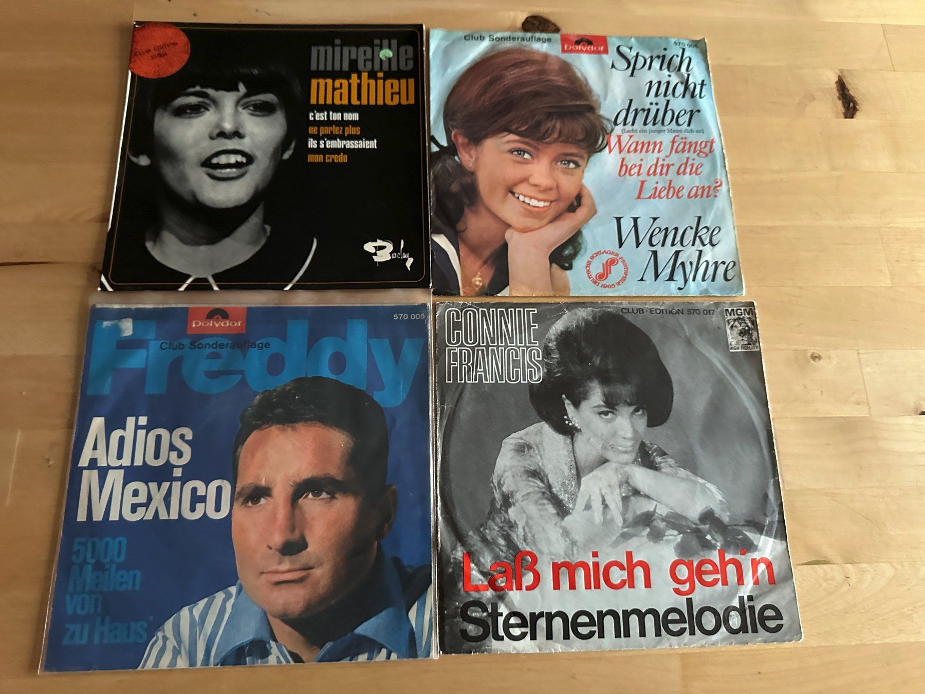 EX LIBRIS CLUB SONDERAUFLAGEN FREDDY SWISS CONNIE FRANCIS (Gebraucht