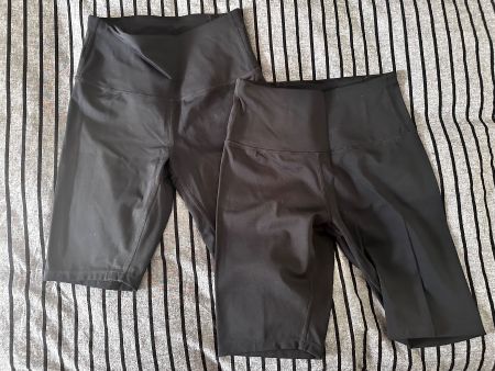 Schwarze Radlerhose / Sportshorts, Grösse S
