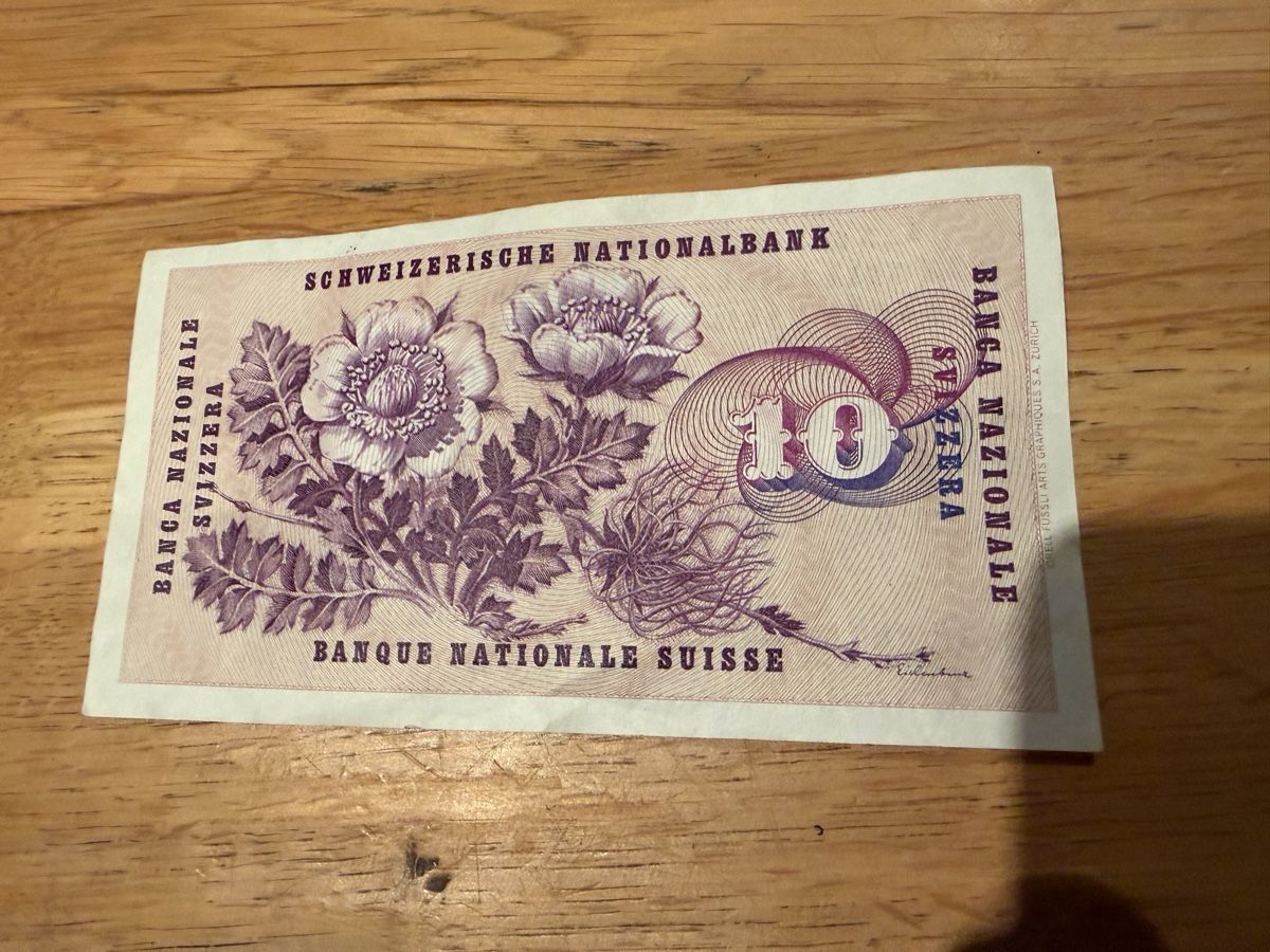 Banknoten: Billet de banque suisse ancien  – Gebraucht aus Echallens von JAR69 1
