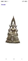 Boudha Thai en cuivre blanc