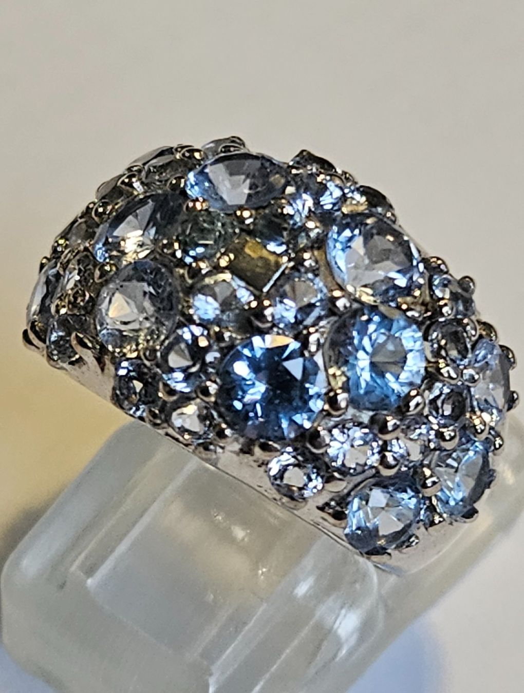Ringe: Ring Silber mit blauen Topas EdelSteinen Grösse 52 – Neu (gemäss Beschreibung) aus Zürich von adriben 9