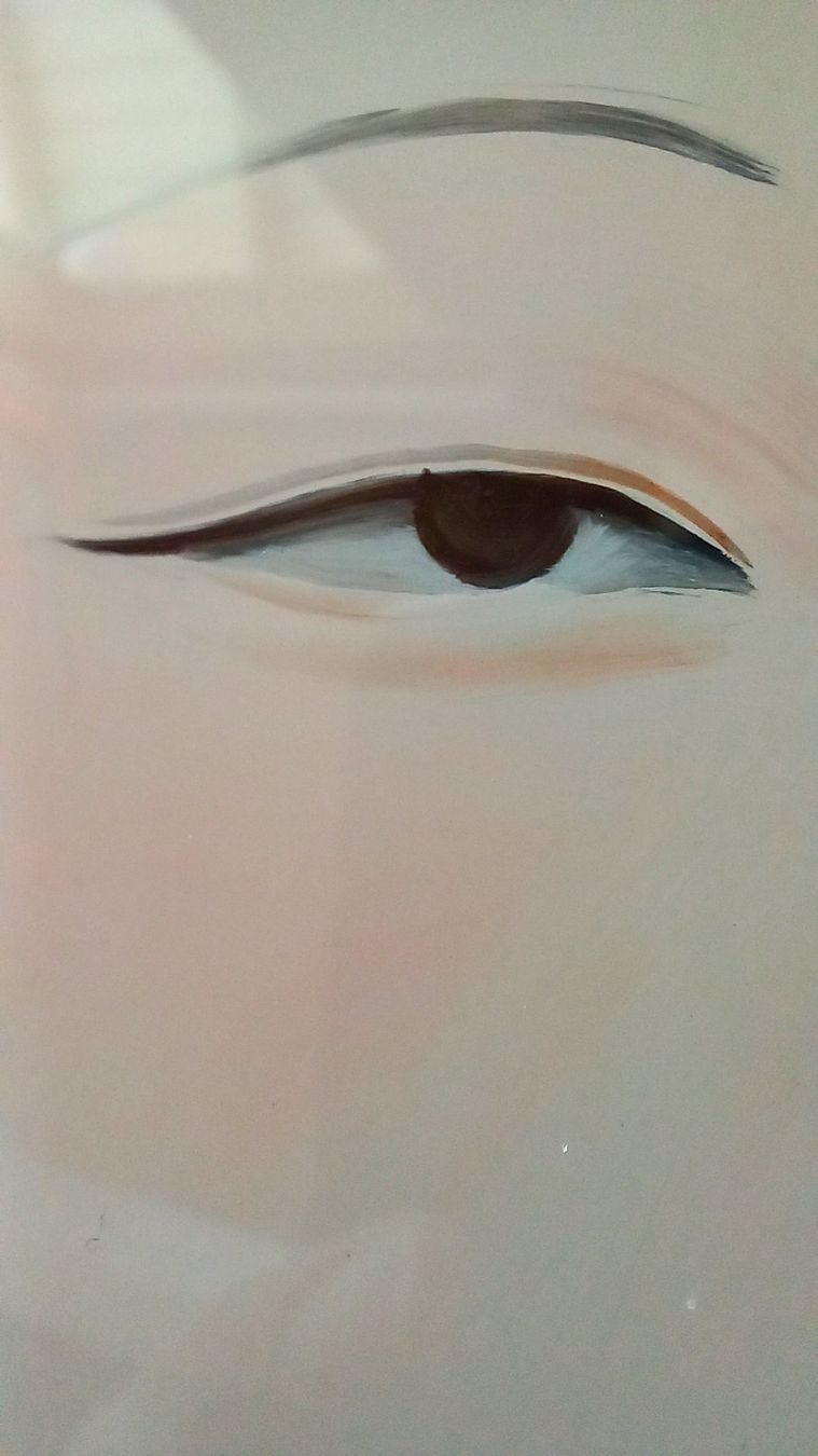 Gemälde: Alte chinesische Hinterglasmalerei, handgemalt – Gebraucht aus Bévilard von Orscha 4