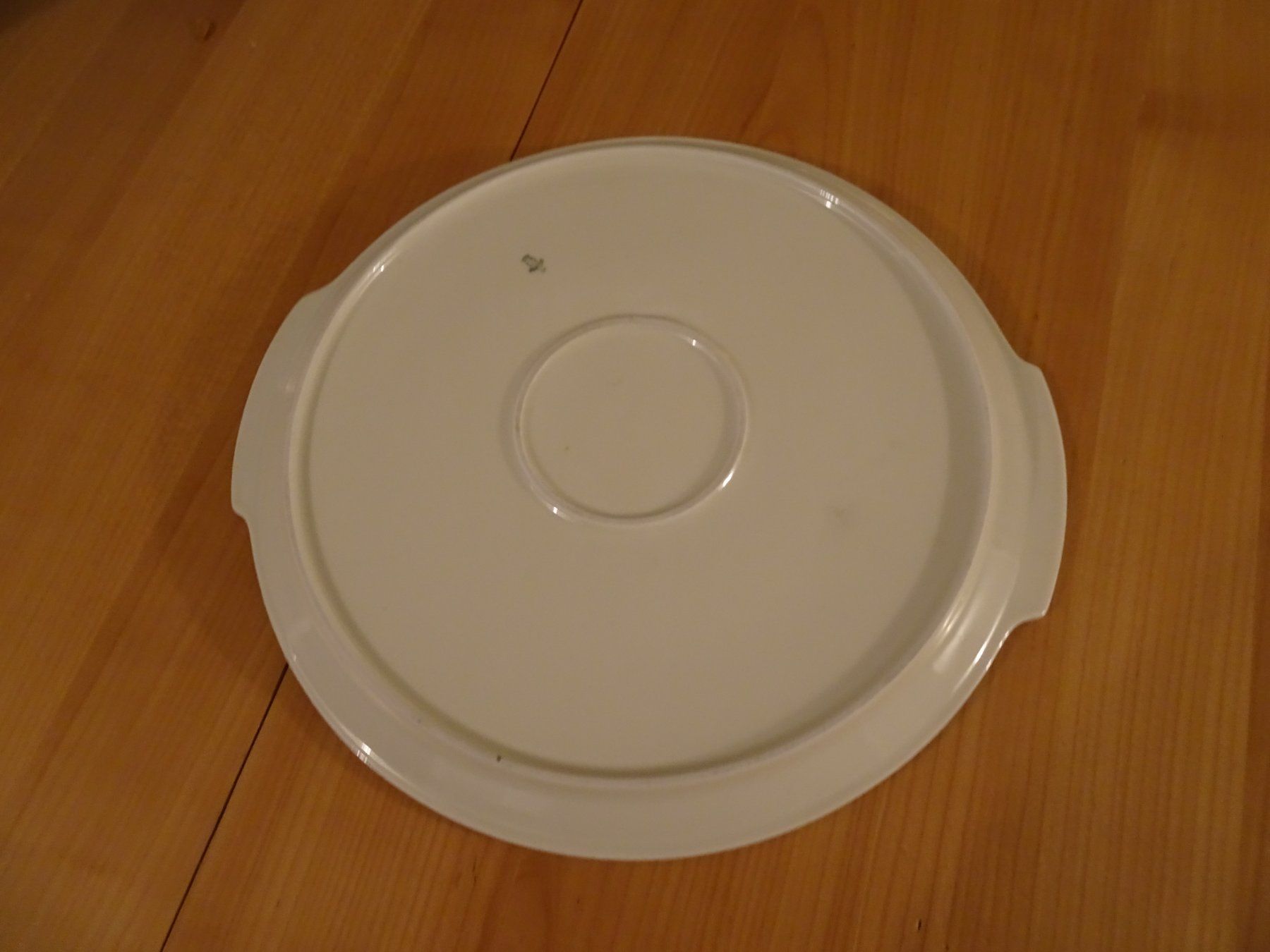 Servierplatten: Langenthal Platte mit Blumendekor, Vintage Durchmesser 30cm – Gebraucht aus Zürich von Roulet 6