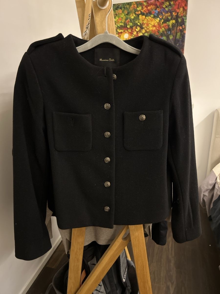 Massimo Dutti Cappotti: Massimo Dutti Wool Blend Coat - Classic Style, Size S/36 – Nuovo e nell'imballaggio originale da Zug venduto da luc_8rvs 1