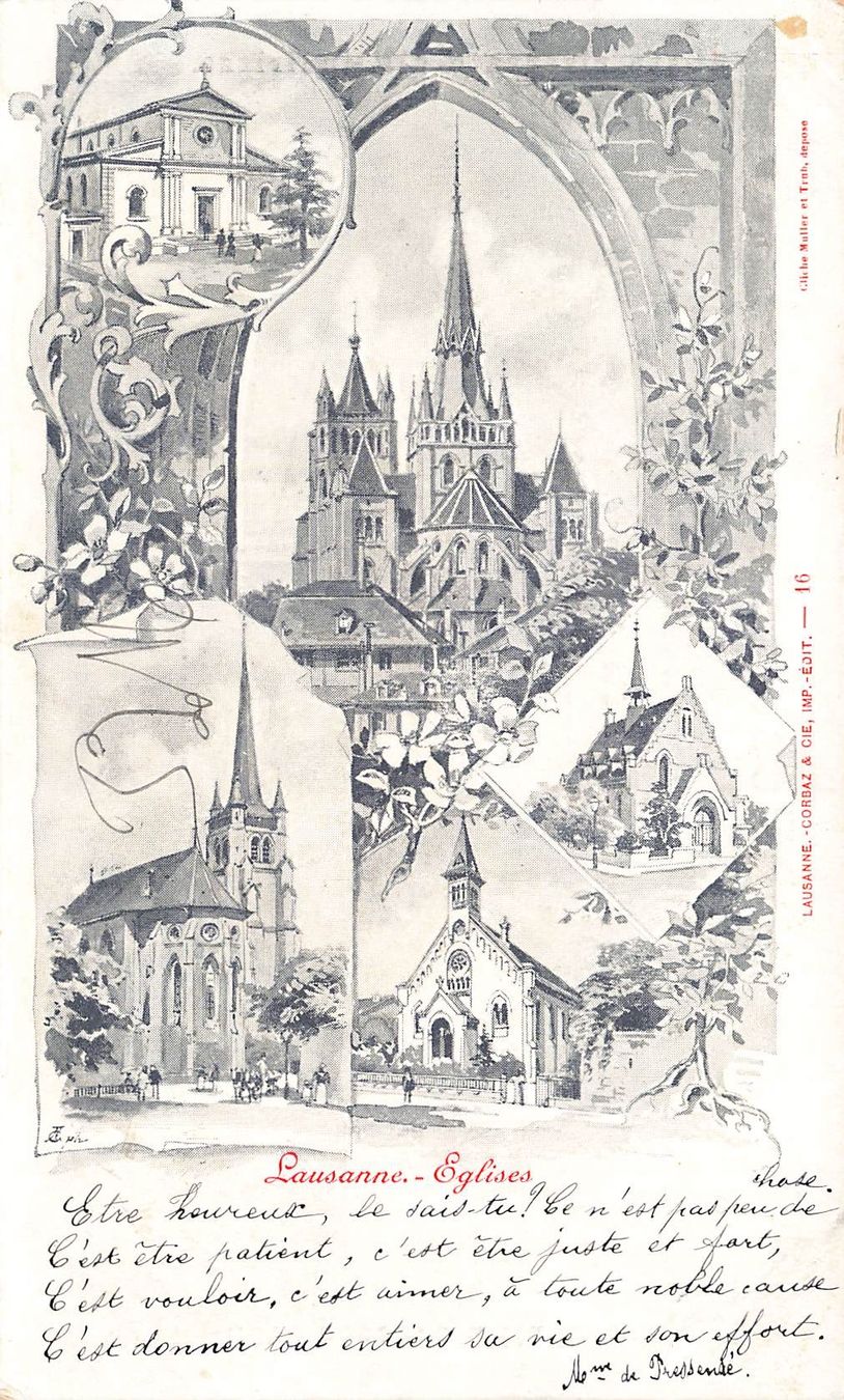 Cartes postales: Lausanne Eglises – D'occasion à Biasca par Blenio71