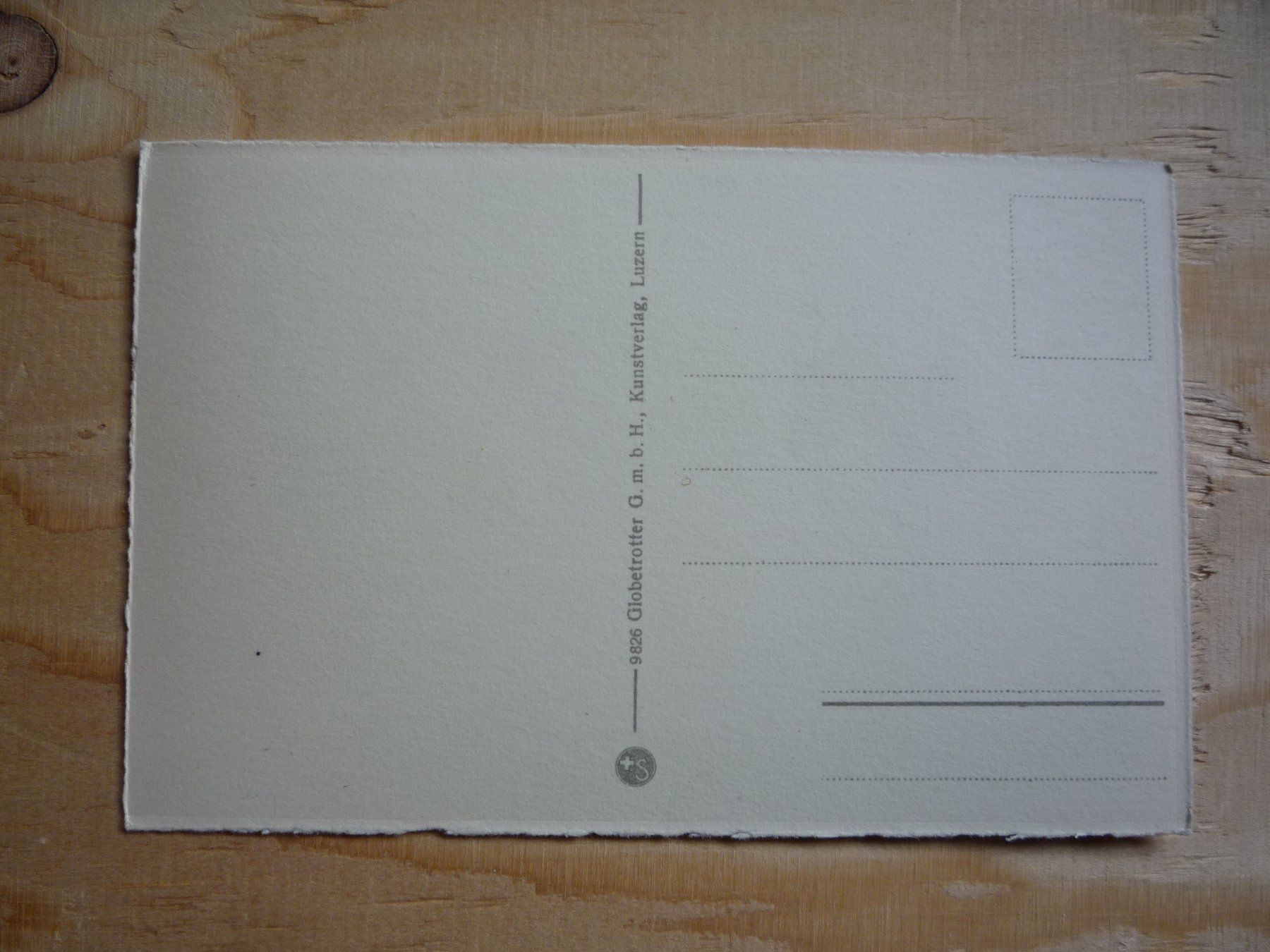 Cartoline postali: Hotel Balances-Bellevue, Luzern, 9826 – Usato da Rieden SG venduto da Gant24 1