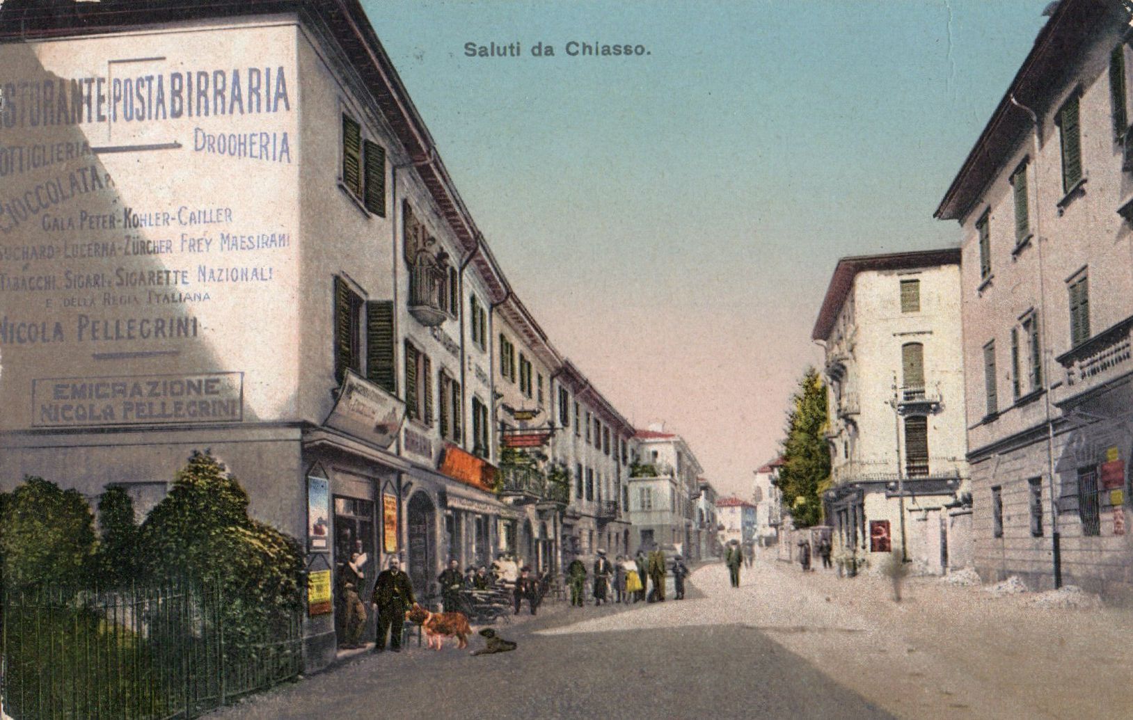 Cartoline postali: Saluti da Chiasso – Usato da Melano venduto da pisonsdro