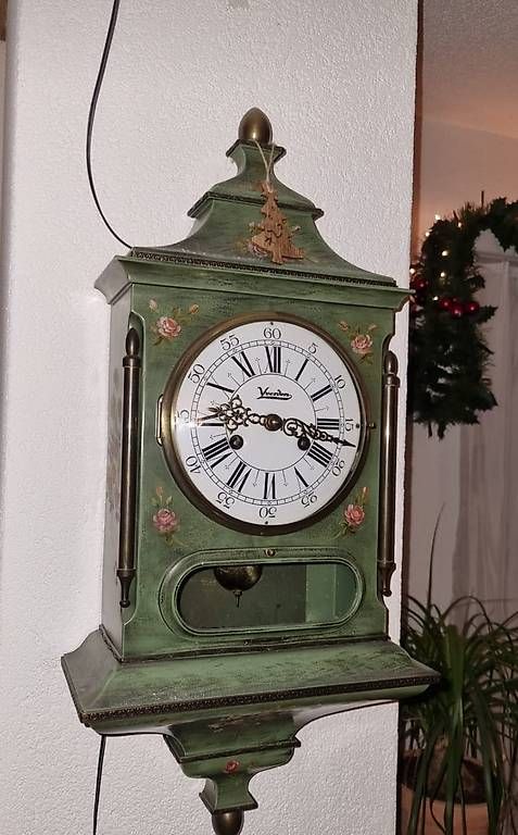 Orologi da terra & Orologi da parete: Pendeluhr Yverdon suisse – Usato da Bellach venduto da P.Boillat