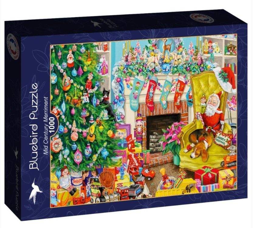 Weihnachtsmann Puzzle 1000 Teile Für Erwachsene – 70x50 Cm Dekoratives Weihnachtspuzzle Zum Entspannen & Verschenken