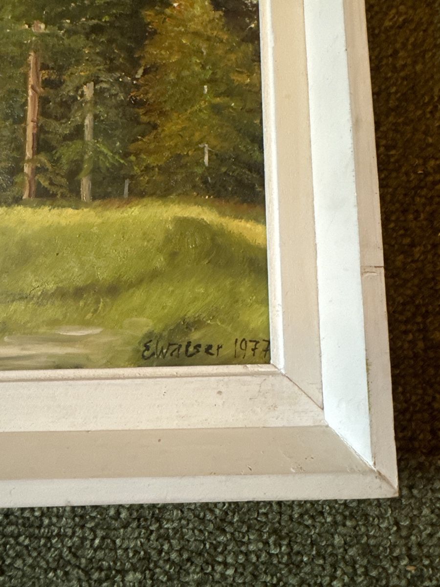 Gemälde: Bild  E. Walser 1977 – Gebraucht aus Bühler von comaneci 1