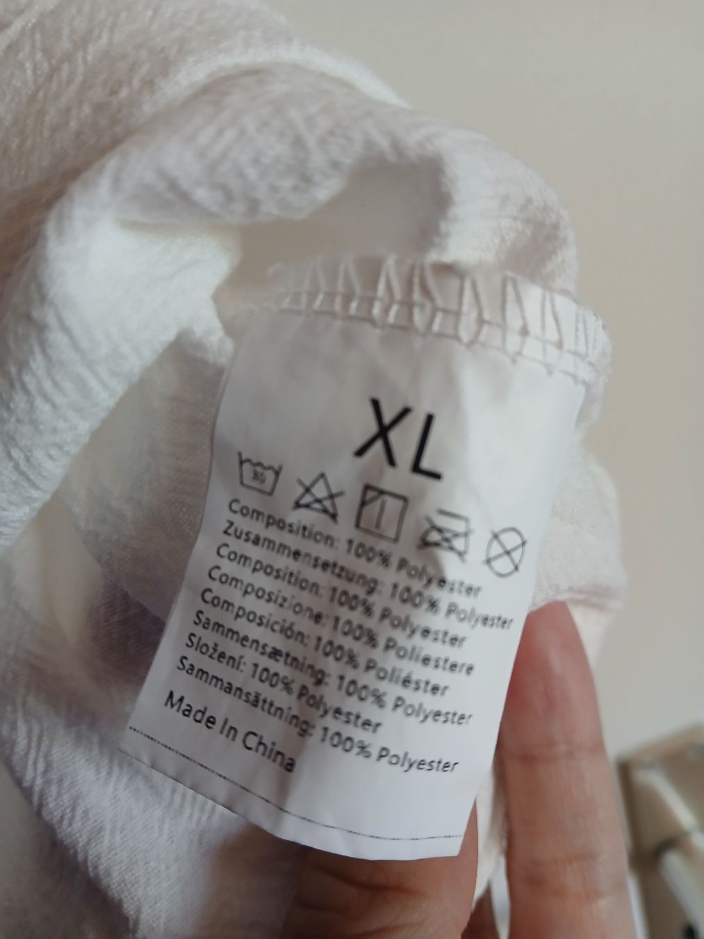 Tuniken: Damen Tunika weiss Grösse XL 100% Polyester mit Spitze – Neu (gemäss Beschreibung) aus Marly von schnibu2 3