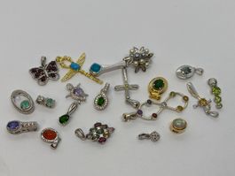 LOT Silber-Anhänger unkontrolliert /i419