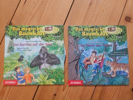 2 Hör CD's Magisches Baumhaus, Gorilla, Tiger, Detektiv