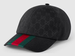 GUCCI Baseballkappe aus GG Canvas, BLACK ...