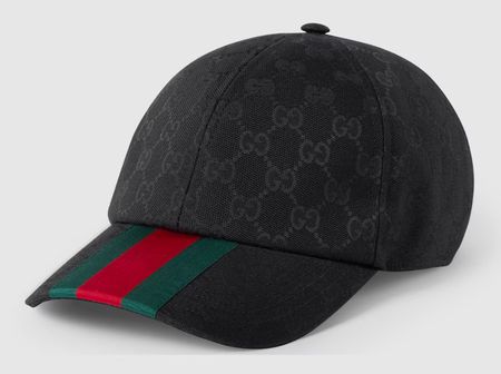 GUCCI Baseballkappe aus GG Canvas, BLACK ...