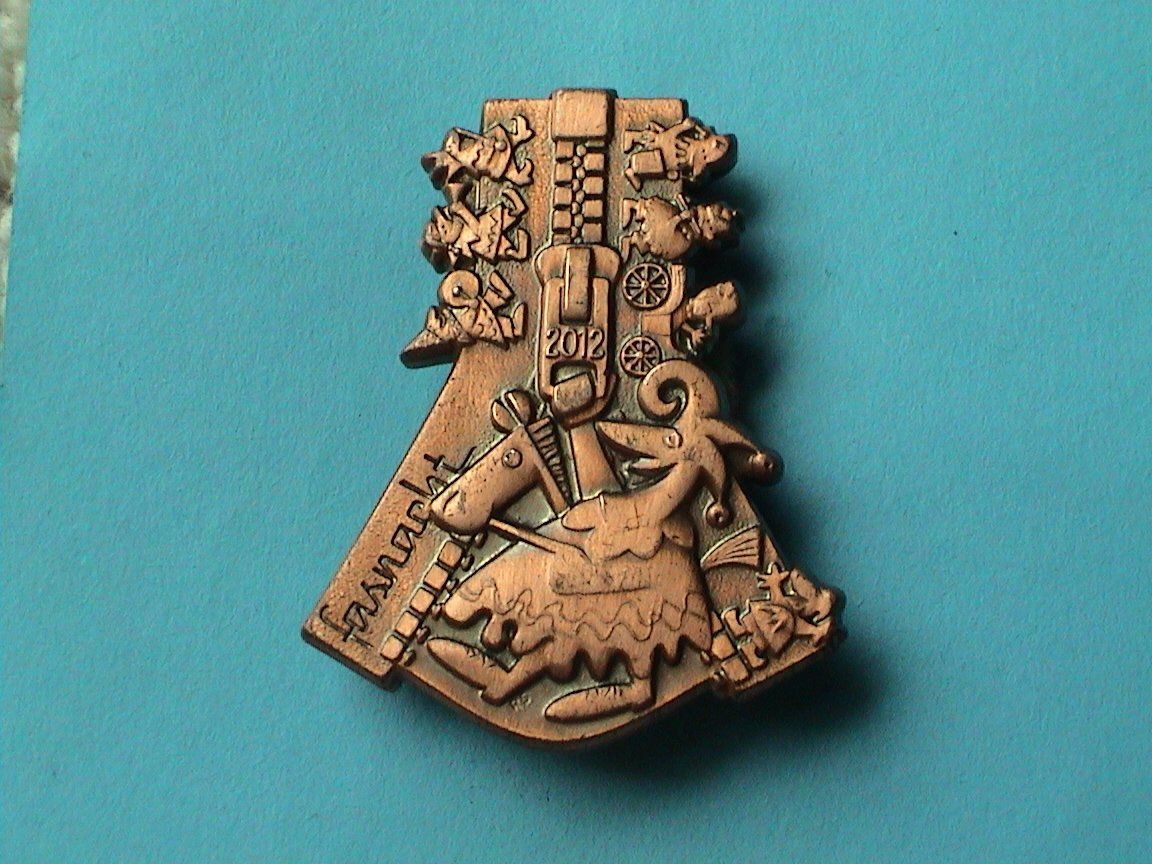 Basler Placchette & Badge: Fasnacht - Basel - Plakette - Kupfer - 2012 – Usato da Reinach BL venduto da Dexy62
