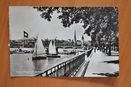 AK Zürich Utoquai und Quaibrücke ZH