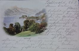 Iseltwald am Brienzersee  -  antike Postkarte  -  1909