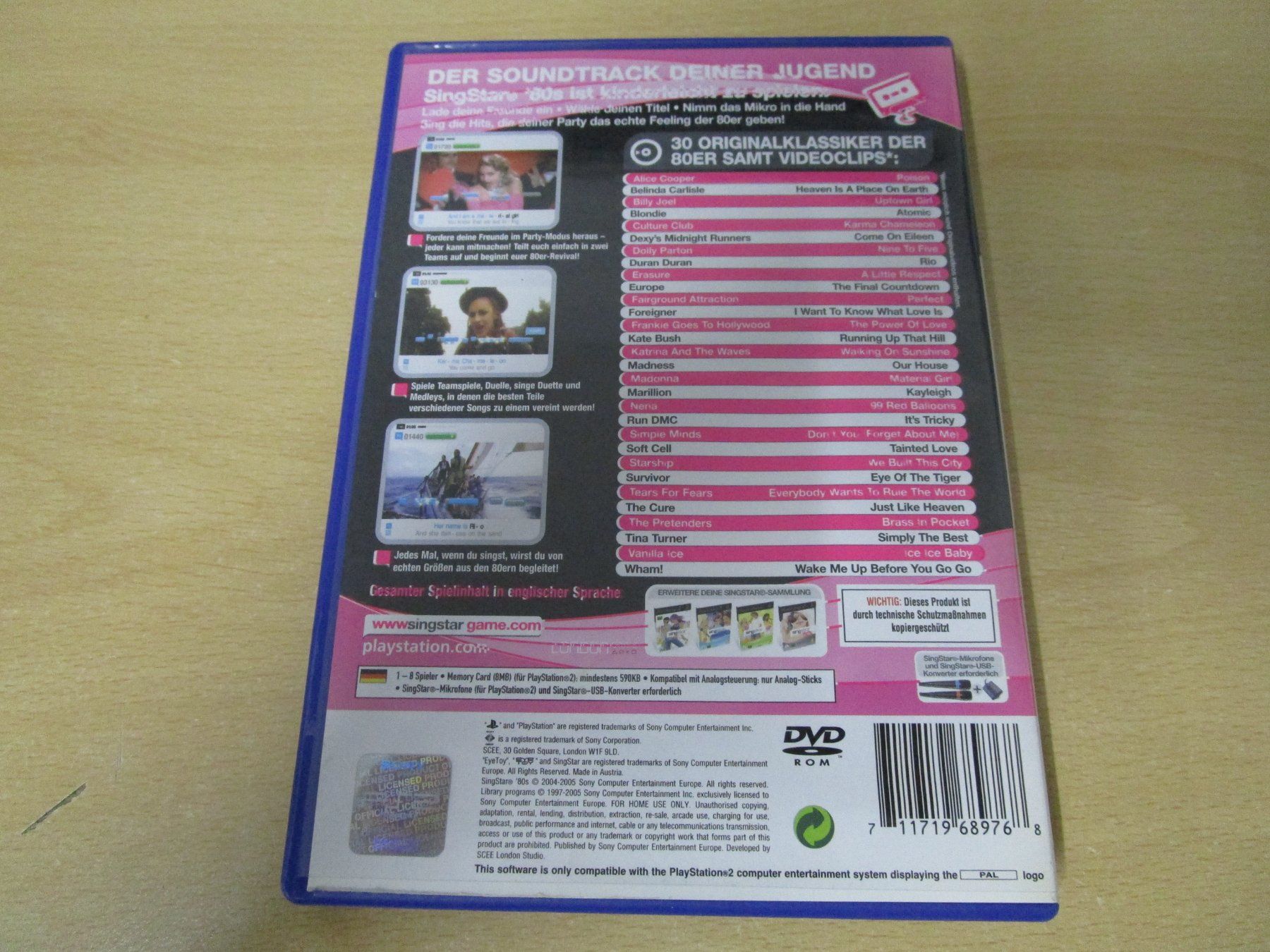 Sony Giochi: Singstar 80s Sing Star Sony Playstation 2 PS2 – Usato da Goldau venduto da agestuffer 1