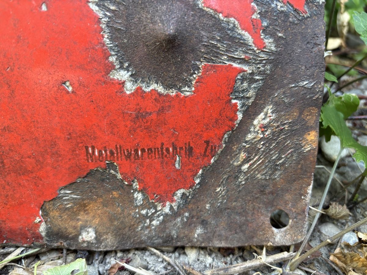 Ecriteaux: Emaille-Metallschild Standard Benzin – D'occasion à Thun par Kerolein 2