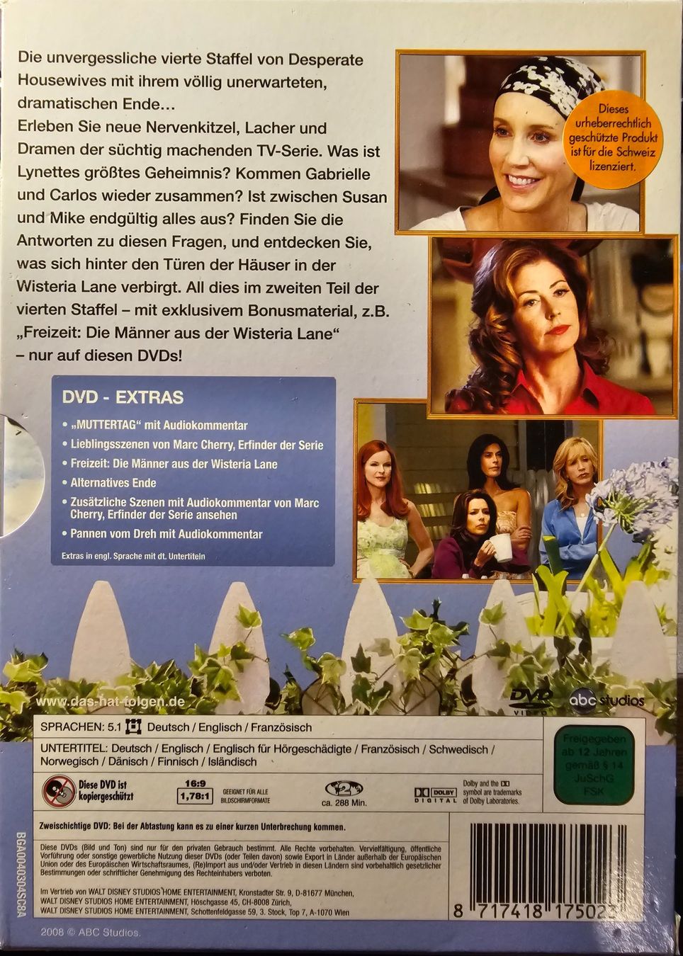 Alle DVDs: Desperate Housewives - Staffel 4 Teil 2 – Gebraucht aus Wahlen b. Laufen von Cg10 1
