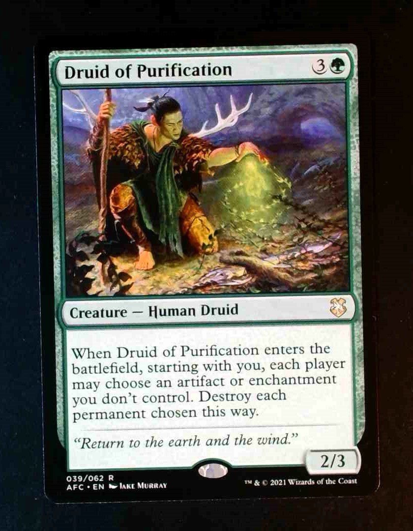 Magic The Gathering Carte collezionabili: Druid of Purification - MTG – Usato da Zürich venduto da Semagets