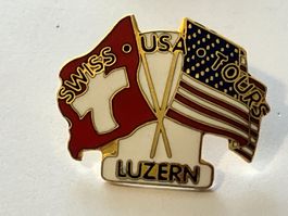 1 Pin Swiss USA Tours Luzern