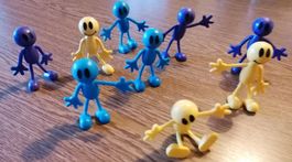 Männchen Figuren - formbar - 9 Stk.