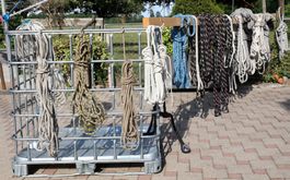 Konvolut Bootsseile / Tauwerk / Festmacher – verschi. Längen